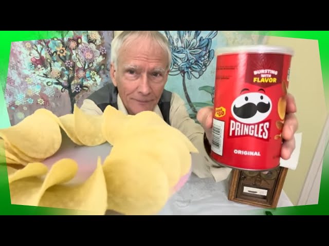 ASMR: Pringles Original Flavored Potato Crisps! no sugar