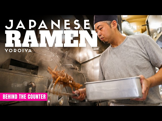 Behind the Counter at a local Japanese Breakfast Ramen Shop