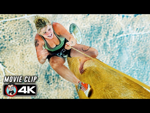 One Slip And It's Over | FALL (2022) Movie CLIP 4K