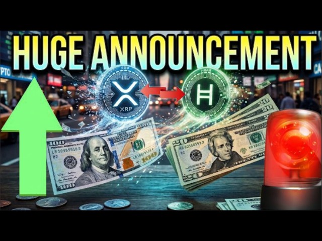 XRP ANNOUNCEMENT HBAR BACK ON