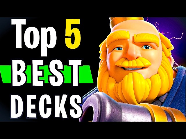 Top 5 BEST Decks for the NEW Season META