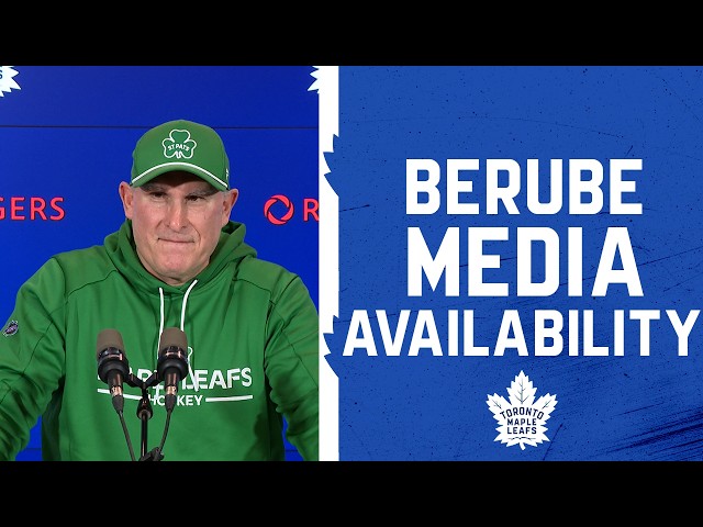 Craig Berube | Pre Game vs. New York Islanders | March 17, 2026