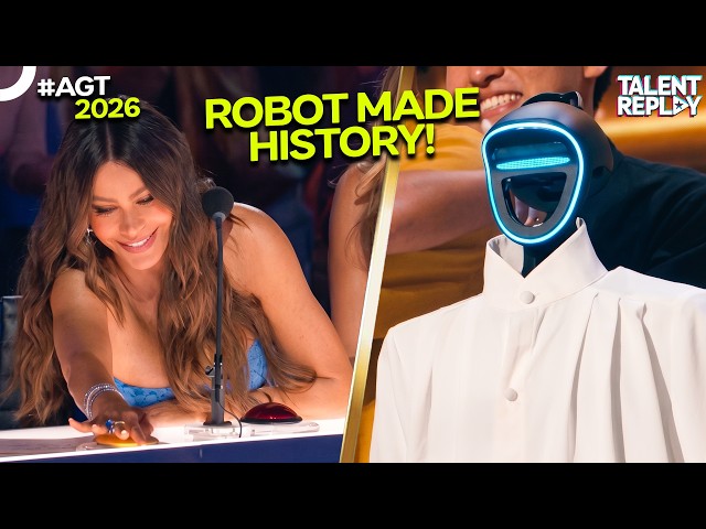 FIRST ROBOT TO GET A GOLDEN BUZZER?! Unitree’s INSANE Robot Dogs Stunned Sofia | AGT 2026 [4K]