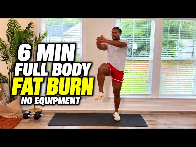 6-Minute Full Body Fat-Burning Workout | No Equipment