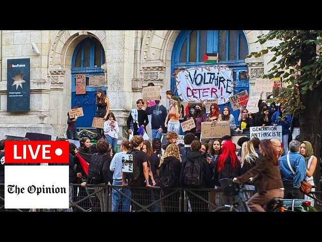 LIVE: High school students in France keep up blockades at campuses