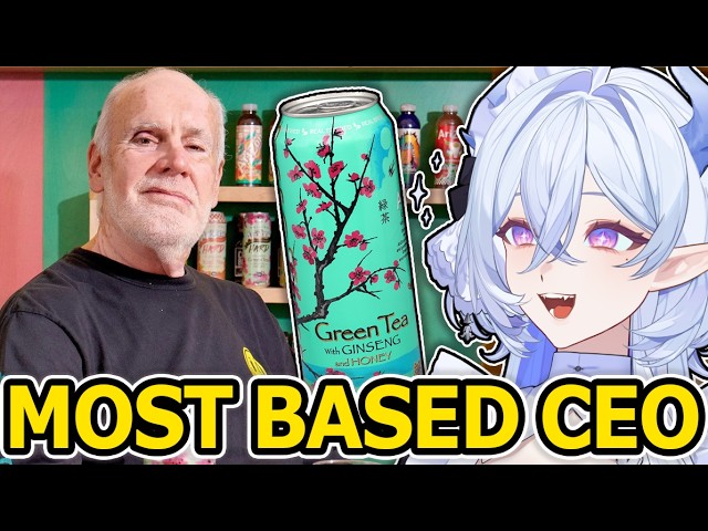 Dutch Vtuber reacts to The Most GANGSTER Beverage Company On Earth | The Fat Files Arizona Tea