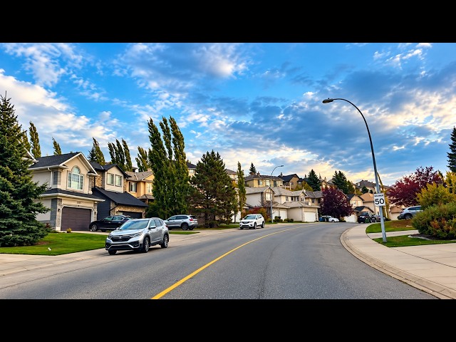 Calgary, Canada Evening Drive 🇨🇦 Signal Hill 4K Tour