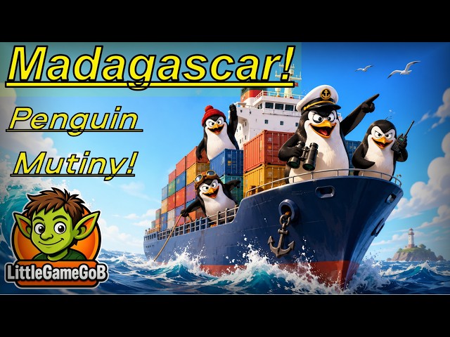 Penguin Mutiny - Madagascar Full game playthrough No comentary