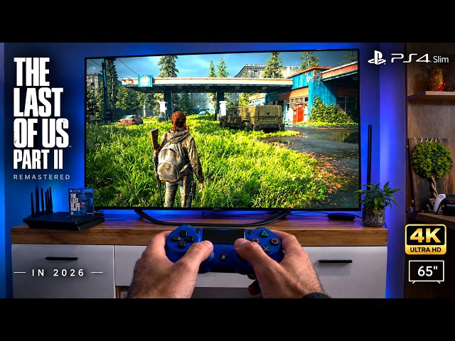 The Last of Us Part II на PS4 Slim + 65-дюймовый 4K-телевизор: личные впечатления