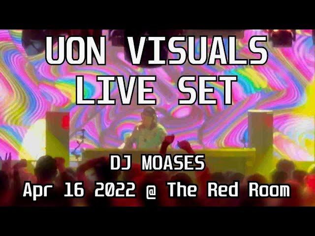 [4K HDR] DJ MOASES + UON VISUALS FULL DnB SET @ The Red Room (April 16 2022)