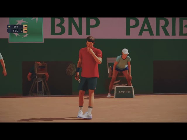 Tennis Matches for Sleep | Jannik Sinner vs Roger Federer | Roland Garros