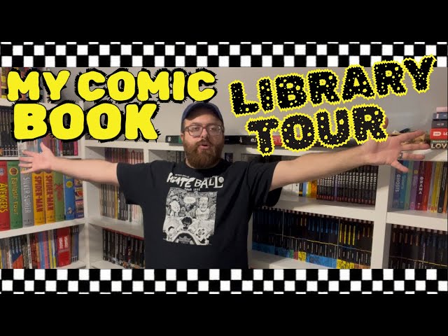 COMIC BOOK COLLECTION LIBRARY TOUR | Marvel | DC | Manga | Indie | Graphic Novels