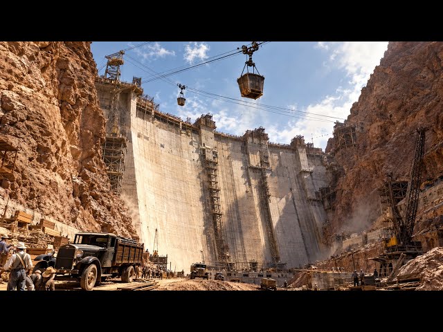 Building Hoover Dam From Nothing: The Mega Project That Changed America#HooverDam #Engineering