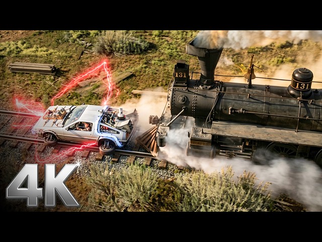 The Epic Train Sequence That Ends the Trilogy | Back to the Future Part III | CLIP 💥 4K