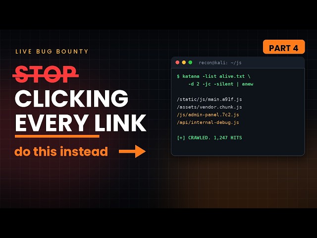 Automate JS File Recon in 3 Commands | Bug Bounty Live Hunt Part 4
