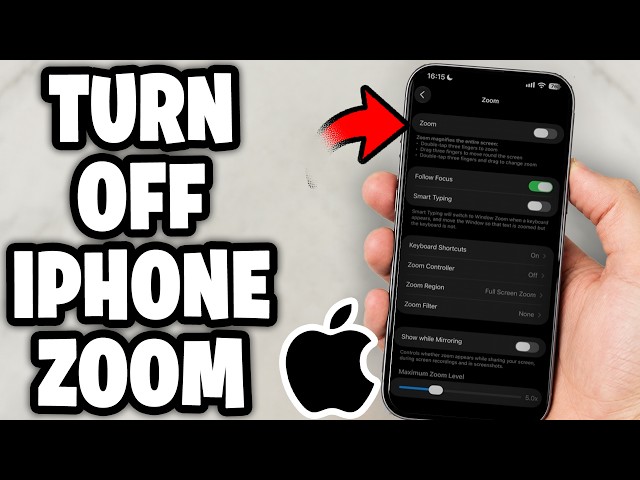 How To Turn off iPhone Zoom