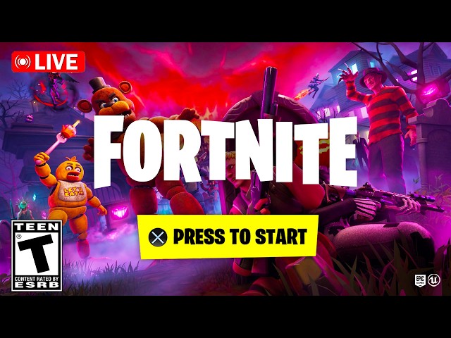 *NEW* FORTNITEMARES 2026 UPDATE OUT RIGHT NOW!! NEW FNAF EVENT, SPRITES, COLLABS & MORE! (LIVE)