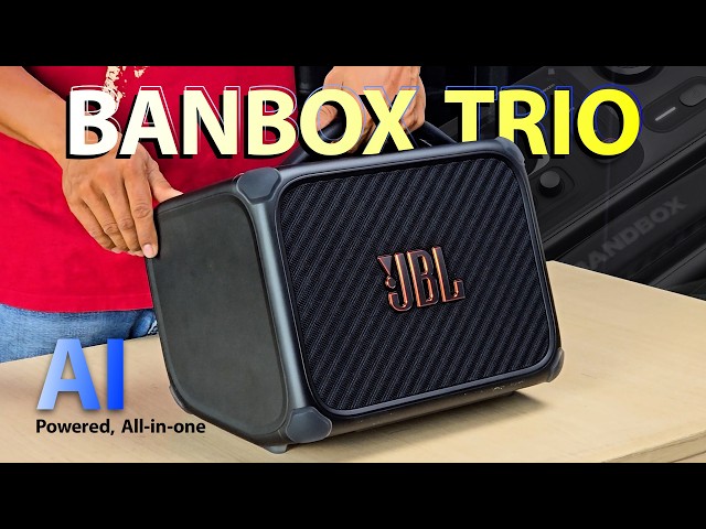 JBL BandBox Trio Unboxing – All-in-One AI Music Machine!