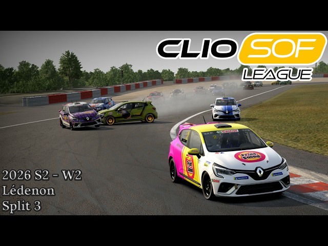 Clio Cup SoF League | S2 2026 - Week 2 | Lédenon | Split 3