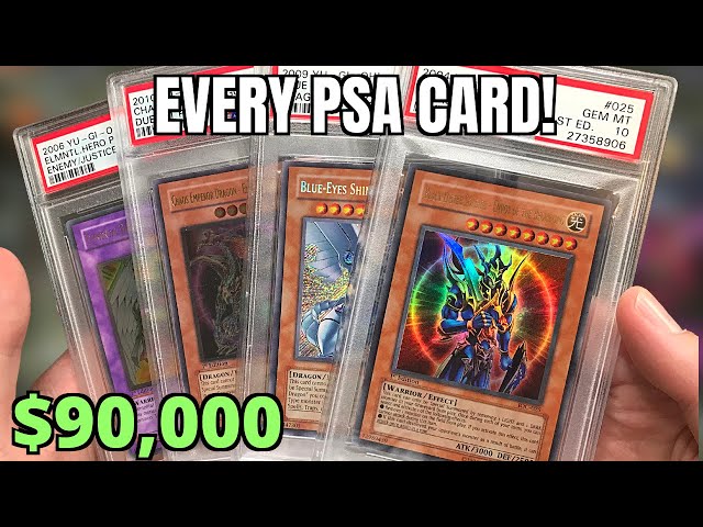 My PSA GRADED Yugioh Collection ($90,000)