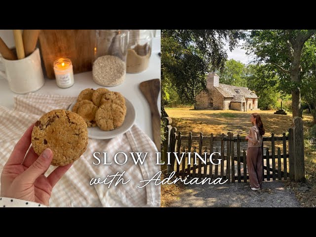 Slow Living in the English Countryside Silent Vlog | Cosy Baking & Book Shopping in Hay-on-Wye UK