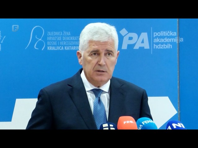 Čović nakon sjednice HDZ-a BiH: Izborni zakon prioritet, vlast treba formirati što prije