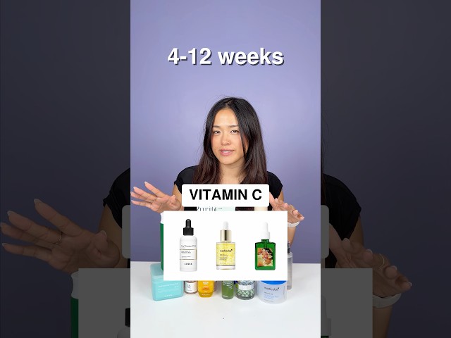 Skincare doesn’t work overnight 👀 here’s a general guide to how long it takes 👇🏼