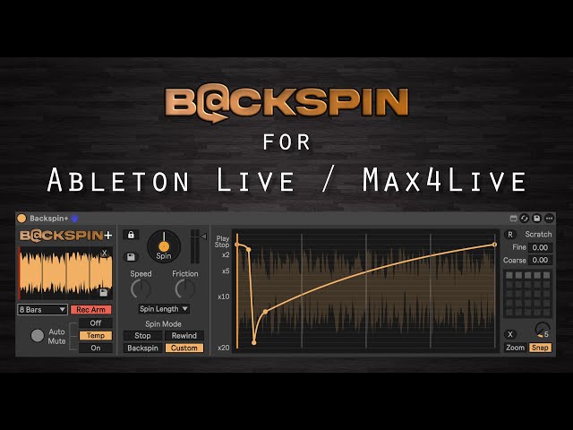 Backspin for Ableton Live / Max for Live