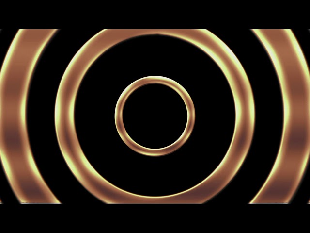 Club Visuals 1093 - Gold Rings VJ Loop