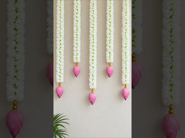 Make a STUNNING Paper Garland for Diwali and Navratri Decorations! #festivedecor #navratri #diwali