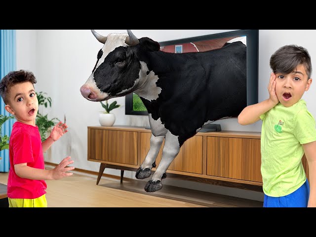 Farm Animals for KIDS | Fun & Educational Video | Learn Animal Names & Sounds with Soren & Nikan