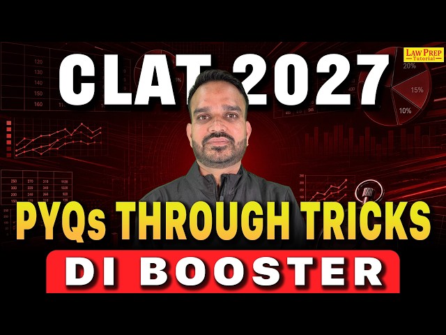 CLAT 2027 Quant | DI Booster: PYQs Solution (CLAT 2026) | DI Tricks