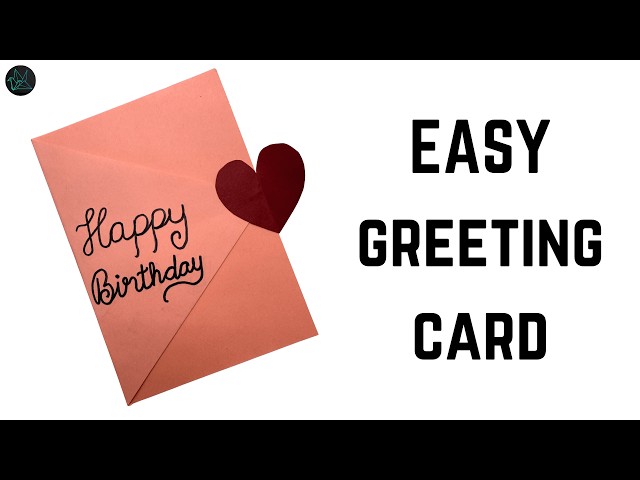 HAPPY BIRTHDAY GREETING CRAD MAKING Tutorial |GMRVS ARTS AND CRAFTS| #happybirthdaycard