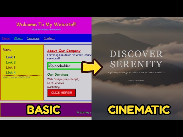 Parallax Effect With HTML and CSS (Easy Tutorial)