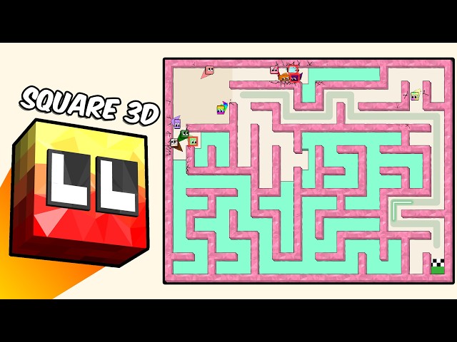 Elimination Cube Race - Escape from the Maze!