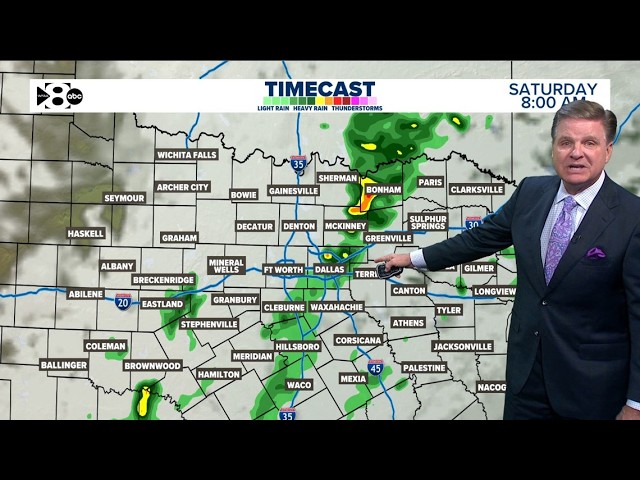 DFW Weather: Where, when to expect rain this weekend; 14 day forecast