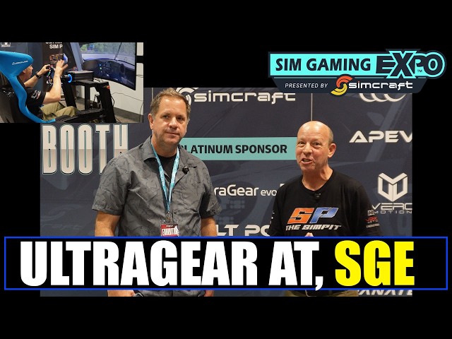 LG UltraGear at SGE 2026: OLED, Curved Displays & The Future of Sim Racing