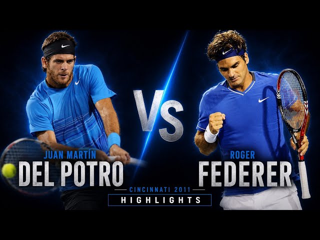 MASSIVE ROUND 2 MATCH UP!🔥 | Roger Federer v. Juan-Martin Del Potro | Cincinnati 2011 R2 Highlights 
