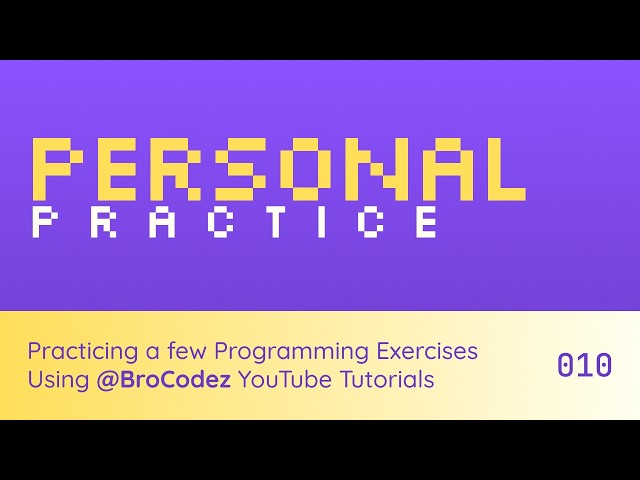 Working on Coding Courses Pt. 10 (Python 3.14 🐍)