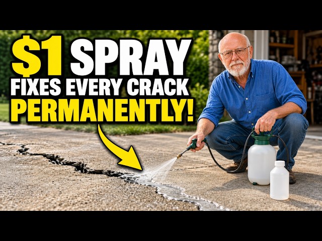 Why Don't Seniors Use This $8 Method That Seals Concrete Cracks for Years?