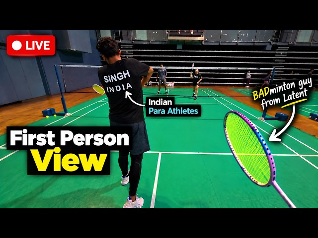 POV: You are Playing BADminton From Home.