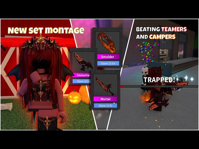 BEATING TEAMERS-CAMPERS W THE *NEW* HALLOWEEN BUNDLE IN MM2 (Murder Mystery 2)