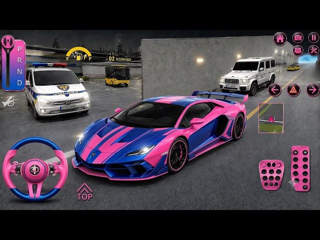 Pink Lamborghini vs Police! The Craziest Chase Ever 😱🔥 | 3D Driving Class 2026 #gaming 