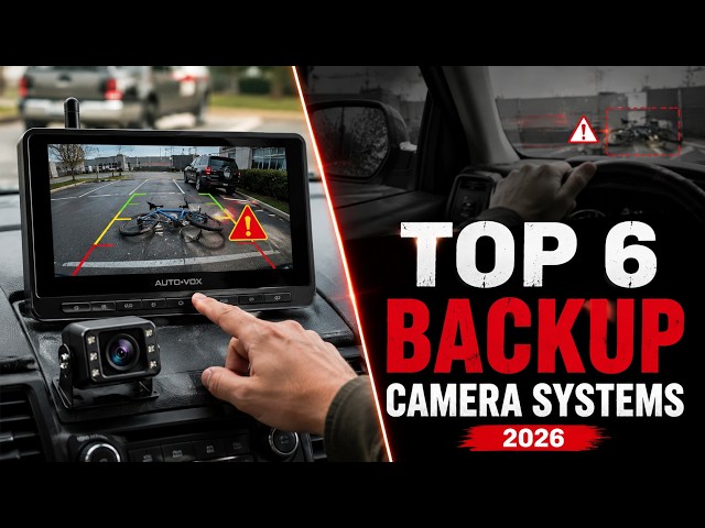 Top 6 Best Backup Camera System 2026!
