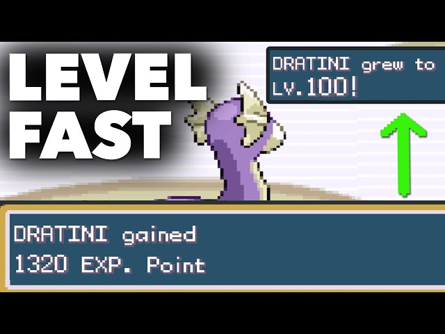 How to Level Up FAST in Pokémon FireRed & LeafGreen