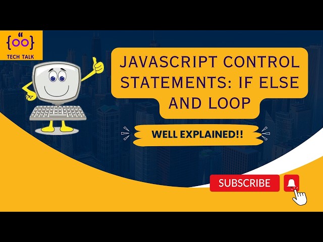 JavaScript Control Statement: Conditional & Iterative Statement Lecture 3