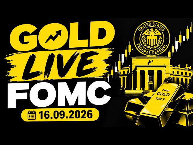 🔴 FOMC GOLD LIVE TRADE 15.09.2026 #xauusd #fomc  #updownfx #nfp #forex #gold #cpi
