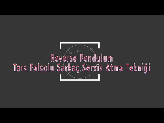 reverse spin pendulum serve technique