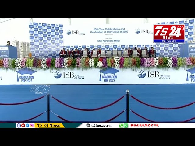 PM Shri. Narendra Modi Participating in ISB 20 Years Celebrations & Graduation of PGP Class of 2022