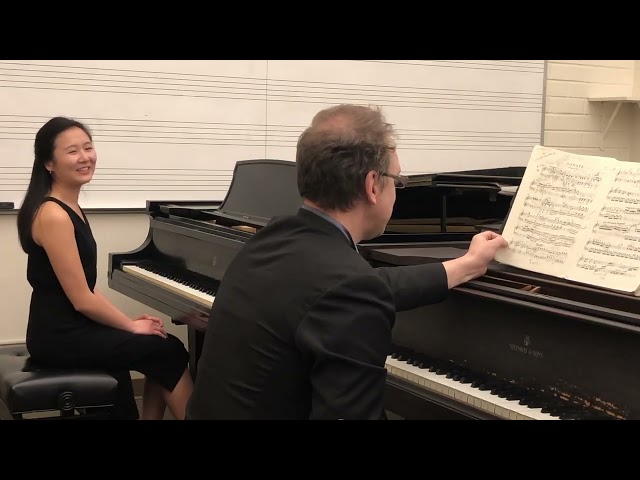 Ilya Friedman Biola Masterclass - Beethoven: Sonata No. 18 in Eb, Op. 31, No. 3 - Presto / Muli Yu